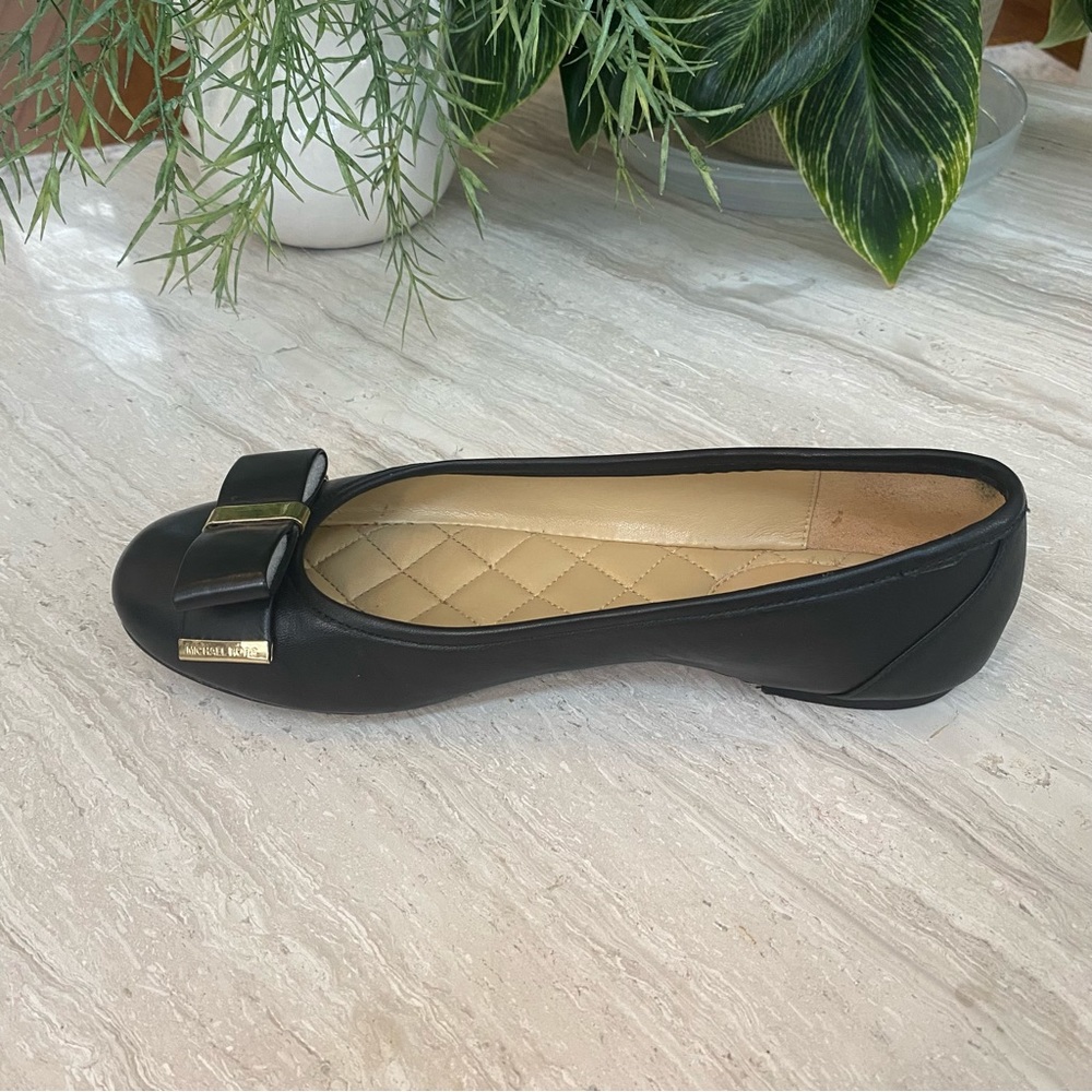 MICHAEL Michael Kors Navy Flats with Bow - Picture 11 of 14